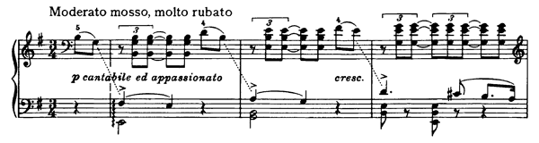 Aveu passioné   in E Minor 
by Tchaikovsky piano sheet music