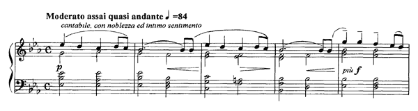 Passé lointain Op. 72   No. 17  in E-flat Major 
by Tchaikovsky piano sheet music