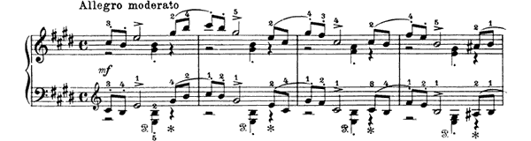 November - In the Troika Op. 37 No. 11  in E Major 
by Tchaikovsky piano sheet music