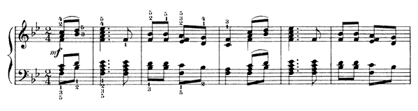 The Peasant Plays an Introduction Op. 39 No. 13  in B-flat Major 
by Tchaikovsky piano sheet music