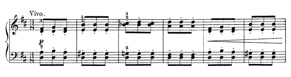 The Little Horseman Op. 39 No. 4  in D Major 
by Tchaikovsky piano sheet music