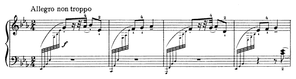 Echo rustique Op. 72 No. 13  in E-flat Major 
by Tchaikovsky piano sheet music