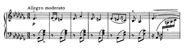 Mazurka Op. 21   No. 5  in A-flat Minor 
by Tchaikovsky piano sheet music