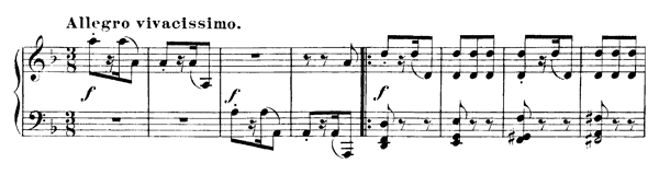 Scherzo Op. 40   No. 11  in D Minor 
by Tchaikovsky piano sheet music