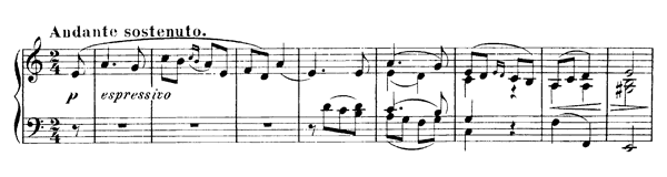 In the Village Op. 40   No. 7  in A Minor 
by Tchaikovsky piano sheet music