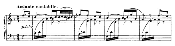 Nocturne Op. 10   No. 1  in F Major 
by Tchaikovsky piano sheet music