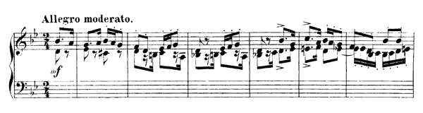 Scherzo à la russe Op. 1   No. 1  in B-flat Major 
by Tchaikovsky piano sheet music