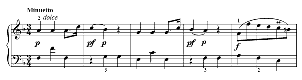 As it really should be   in F Major 
by Türk piano sheet music