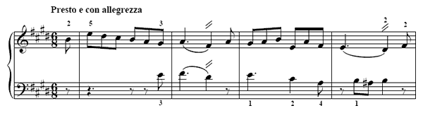 Four clubs?-Pass!   in E Major 
by Türk piano sheet music