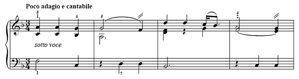 Serious Feelings   in F Major 
by Türk piano sheet music