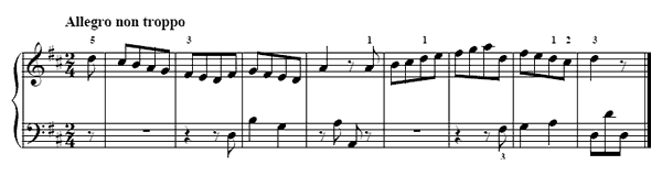 Scales   in D Major 
by Türk piano sheet music