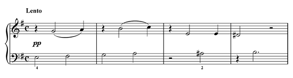 The Two Invalids   in E Minor 
by Türk piano sheet music