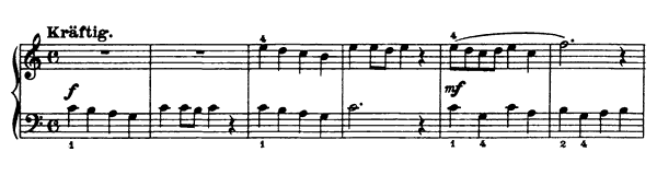 The Brave Horseman   in C Major 
by Vogel piano sheet music