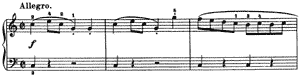 Muzio Clementi: Sonatina opus 36 no 1 Free Piano Sheet Music