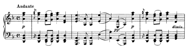 1. Ballade Op. 10 No. 1  in D Minor by Brahms piano sheet music