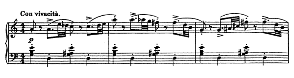 11. Con vivacità Op. 22 No. 11  by Prokofiev piano sheet music