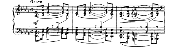 13. Prelude Op. 32 No. 13  in D-flat Major by Rachmaninoff piano sheet music