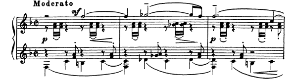 7. Prelude Op. 32 No. 7  in F Major by Rachmaninoff piano sheet music