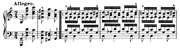 Toccata Op. 7  in C Major by Schumann piano sheet music